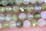 CTG1312 15.5 inches 3mm faceted round Australia chrysoprase beads