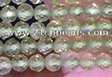 CTG1671 15.5 inches 3mm faceted round tiny peridot beads