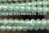 CTG2249 15 inches 2mm faceted round natural prehnite beads