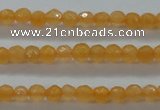 CTG407 15.5 inches 2mm faceted round tiny dyed candy jade beads