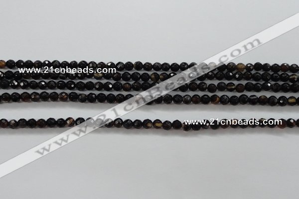 CTG428 15.5 inches 3mm faceted round tiny agate gemstone beads
