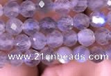 CTG703 15.5 inches 5mm faceted round tiny labradorite beads