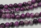 CTJ501 15.5 inches 6mm round dyed purple jasper beads wholesale