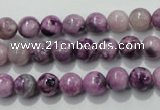CTJ502 15.5 inches 8mm round dyed purple jasper beads wholesale