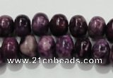 CTJ513 15.5 inches 8*12mm rondelle dyed purple jasper beads wholesale