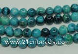 CTJ631 15.5 inches 6mm round dyed blue jasper beads wholesale
