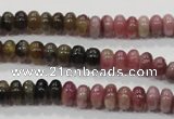 CTO69 15.5 inches 5*8mm rondelle natural tourmaline gemstone beads