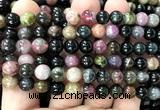 CTO747 15 inches 8mm round tourmaline gemstone beads
