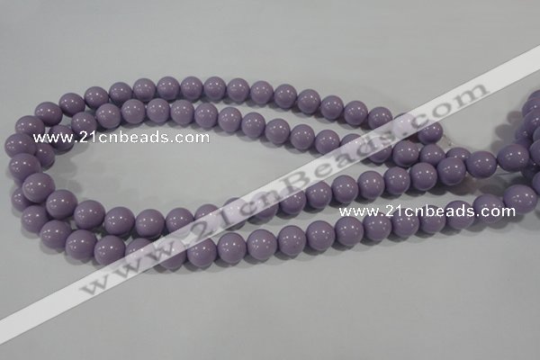 CTU1403 15.5 inches 8mm round synthetic turquoise beads