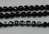 CTU1482 15.5 inches 6mm faceted round synthetic turquoise beads