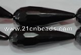 CTU1495 15.5 inches 14*40mm faceted teardrop synthetic turquoise beads