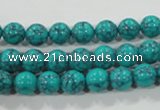 CTU1673 15.5 inches 8mm round synthetic turquoise beads