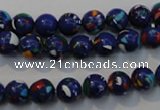 CTU2072 15.5 inches 8mm round synthetic turquoise beads