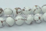 CTU211 16 inches 10mm round imitation turquoise beads wholesale