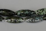 CTU2468 15.5 inches 8*20mm rice African turquoise beads wholesale