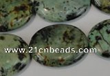CTU2477 15.5 inches 22*30mm oval African turquoise beads wholesale