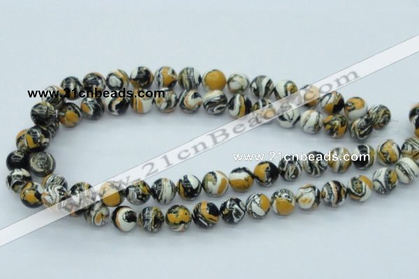 CTU257 16 inches 12mm round imitation turquoise beads wholesale
