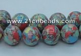 CTU261 16 inches 12mm round imitation turquoise beads wholesale