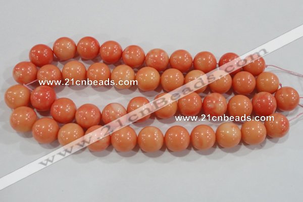 CTU2638 15.5 inches 18mm round synthetic turquoise beads