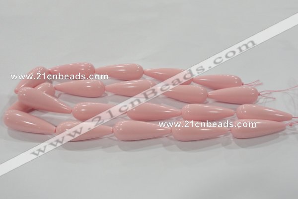 CTU2695 15.5 inches 14*40mm teardrop synthetic turquoise beads