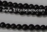 CTU2792 15.5 inches 4mm round synthetic turquoise beads