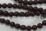 CTU2821 15.5 inches 6mm round synthetic turquoise beads