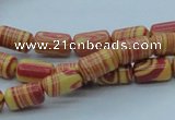 CTU289 16 inches 7*12mm column imitation turquoise beads wholesale