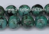 CTU430 15.5 inches 14mm round African turquoise beads wholesale