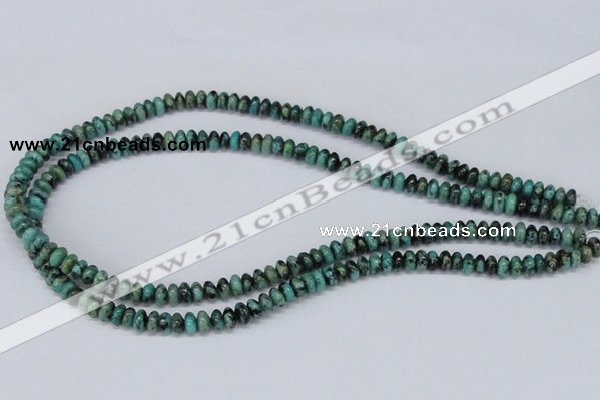 CTU433 15.5 inches 3*6mm rondelle African turquoise beads wholesale