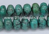 CTU435 15.5 inches 8*14mm rondelle African turquoise beads wholesale