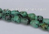 CTU436 15.5 inches 8*12mm teardrop African turquoise beads wholesale