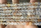 CTZ11 15.5 inches 6mm round natural topaz gemstone beads