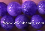 CTZ515 15.5 inches 8mm round natural tanzanite gemstone beads