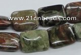 CUG154 15.5 inches 12*16mm rectangle australian unakite beads