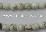 CWB311 15.5 inches 6mm round howlite turquoise beads wholesale