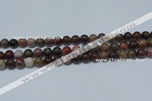 CWJ503 15.5 inches 10mm round Xinjiang wood jasper beads wholesale