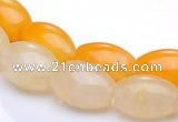 CYJ34 16 inch 10*14mm rice yellow jade gemstone beads Wholesale