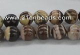 CZJ251 15.5 inches 10mm round zebra jasper beads wholesale