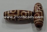 DZI110 14*35mm oval loose Tibetan Agate Dzi Beads wholesale