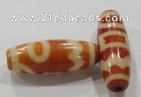 DZI117 14*35mm oval loose Tibetan Agate Dzi Beads wholesale