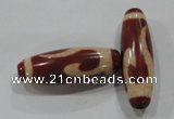 DZI154 13*38mm oval loose Tibetan Agate Dzi Beads wholesale