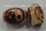 DZI19 3PCS 10*14mm oval loose Tibetan Agate Dzi Beads wholesale