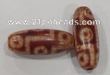 DZI240 14*35mm oval loose Tibetan Agate Dzi Beads wholesale