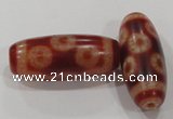 DZI241 14*35mm oval loose Tibetan Agate Dzi Beads wholesale