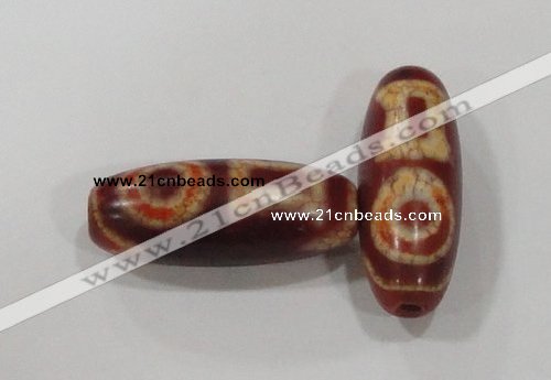 DZI243 14*35mm oval loose Tibetan Agate Dzi Beads wholesale