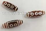 DZI450 10*30mm drum tibetan agate dzi beads wholesale