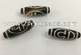 DZI463 10*30mm drum tibetan agate dzi beads wholesale