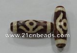 DZI79 10*30mm oval loose Tibetan Agate Dzi Beads wholesale