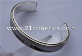 FBB07 inner diameter 45*64mm 12 width silver plated copper bangle