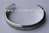 FBB08 inner diameter 40*65mm 15 width silver plated copper bangle